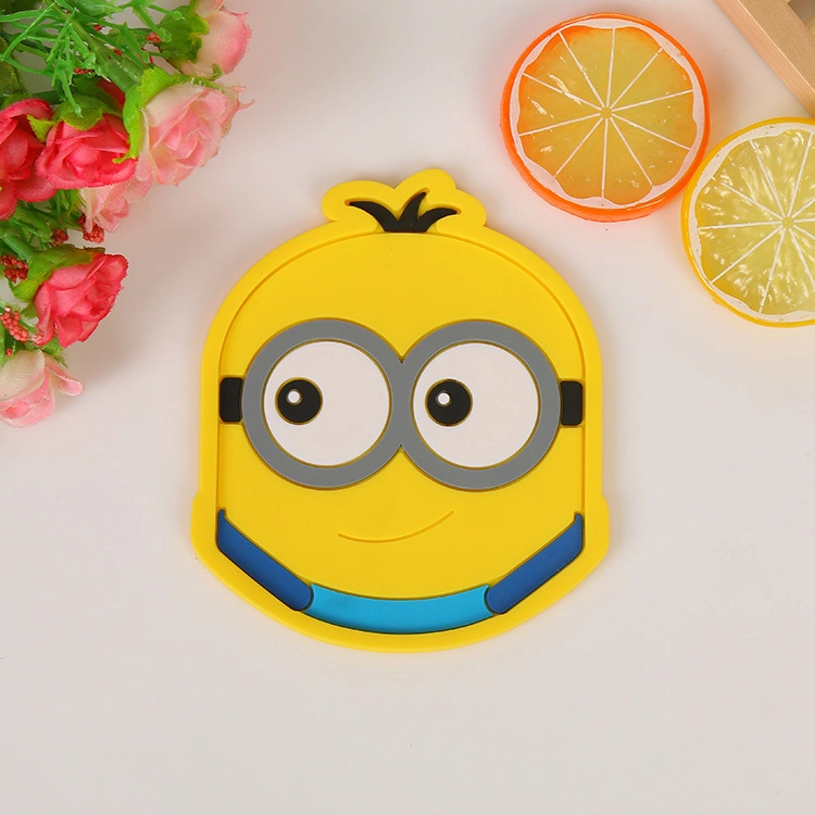 Bebida de goma PVC blando personalizadas posavasos