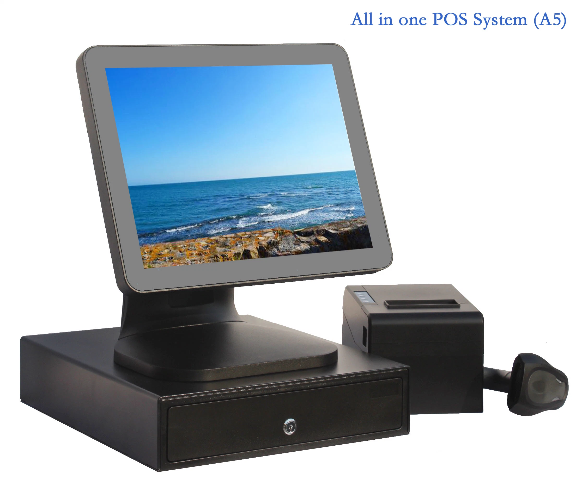 15" Point of Sale POS System with Capacitive Touch Screen