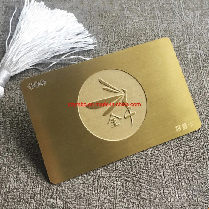 Professional Production of Double-Sided Color Metal Card Nameplate