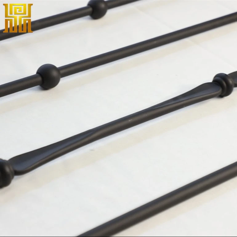 Indoor Staircase Spindle Double Knuckles Wrought Iron China Handrail Baluster Iron Balusters