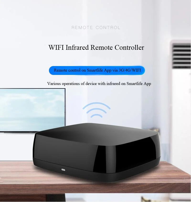 Iv de RF WiFi em casa inteligente controlador remoto Universal para TV de ar condicionado