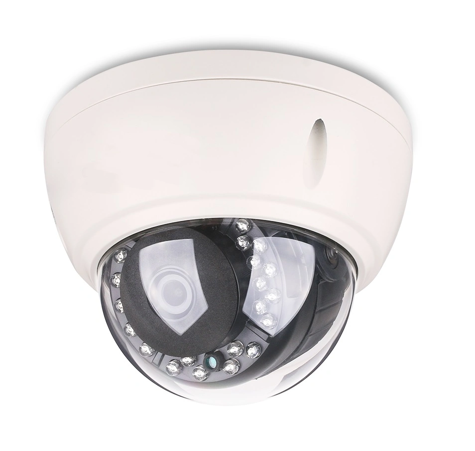 Secumate cúpula metálica de 2MP cámara IP Poe H. Onvif 265 Cámara CCTV Audio cámara CCTV OEM antivandálico proveedor exterior IP66 Sistema de vídeo de seguridad del hogar