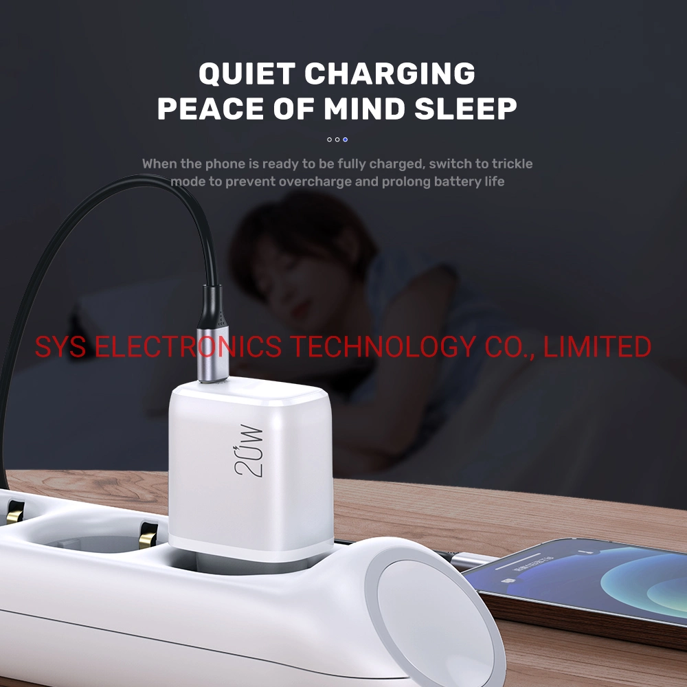 Type C Phone Charger UK Plug Mini 20W USB C Phone Charging Wall Charger