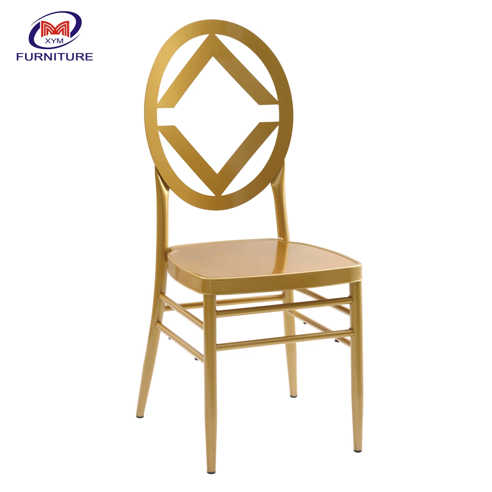 Event Furniture New Style Round Back Banquet Metal Chiavari Tiffany Chair