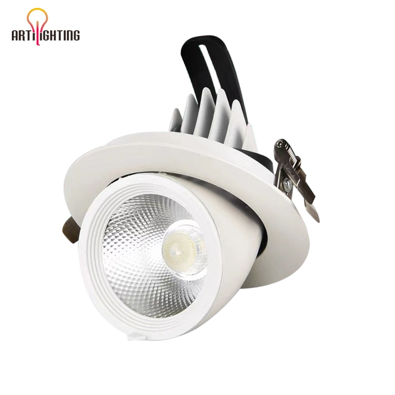 25W 5000K 35W Foco LED de alta potencia con carcasa de aluminio blanco ajustable