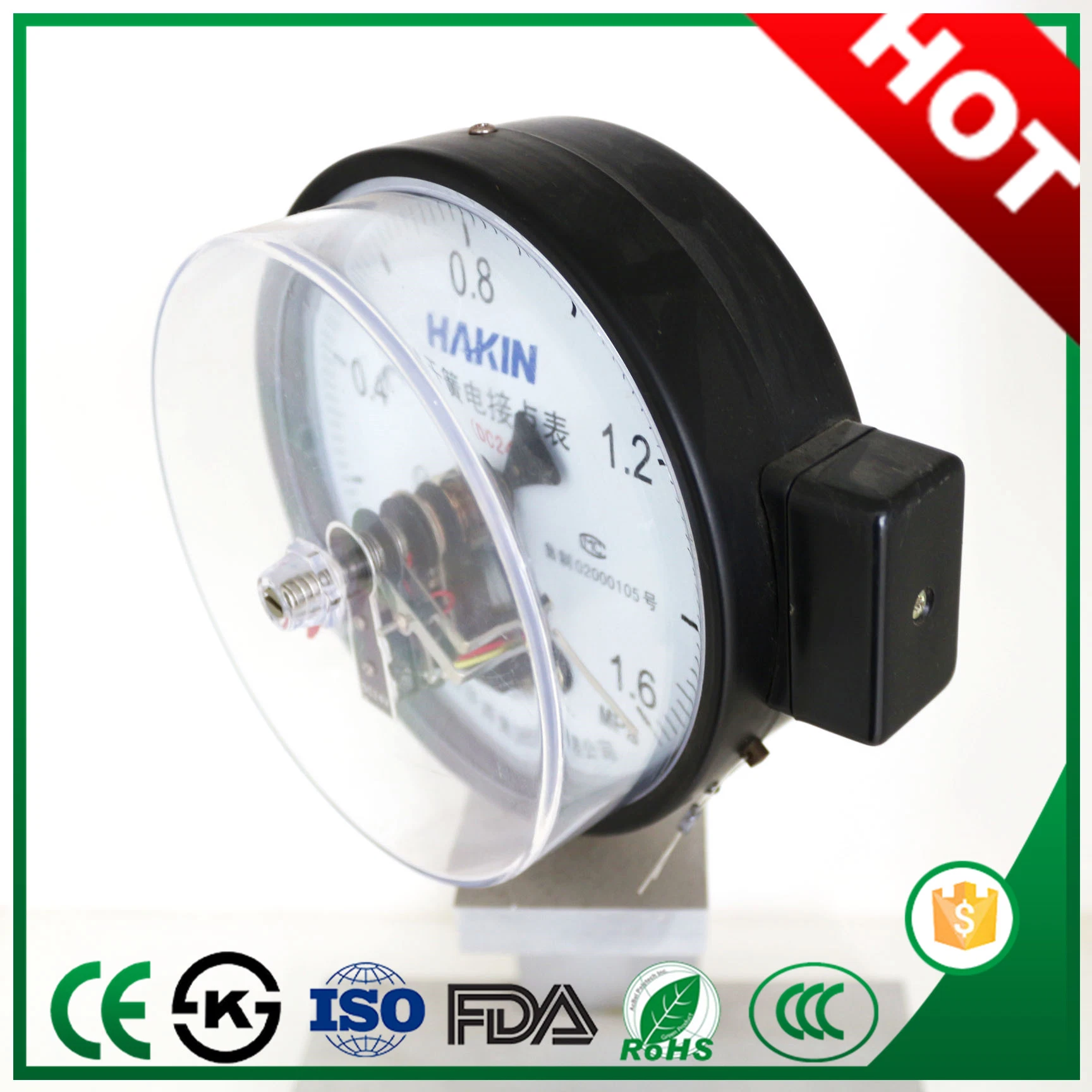 Interruptor de láminas de 60mm contacto eléctrico manómetro con la máxima calidad