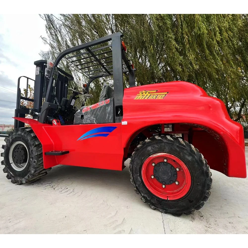 Diesel New Tractor Construction Machinery Lifting Equipment Truck Price All-Terrain Forklift Manufacture