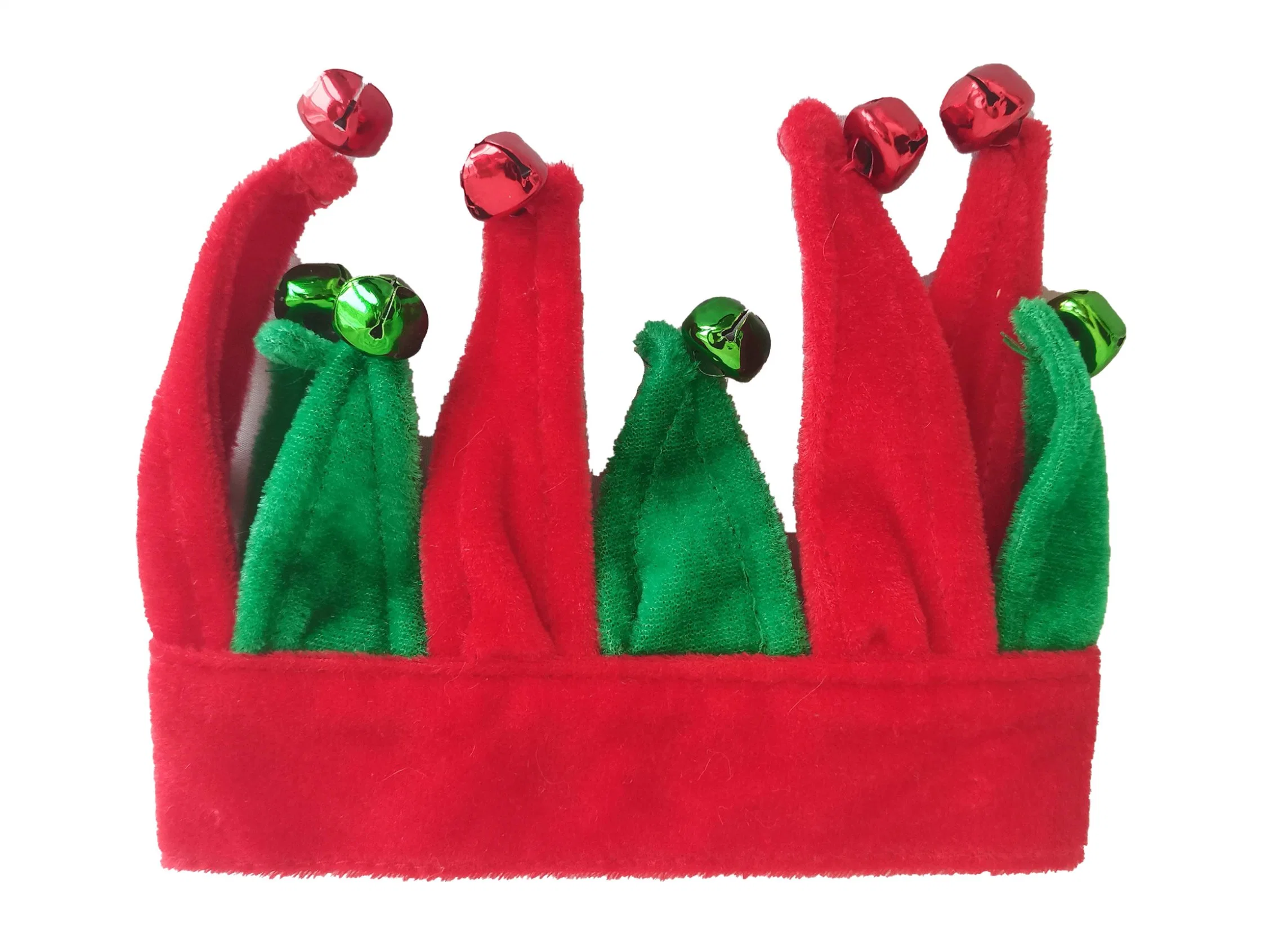 Weihnachtsfest In New-Arrival Constrast-Color Jingle-Bell Pet Set Hut Hals Kragen