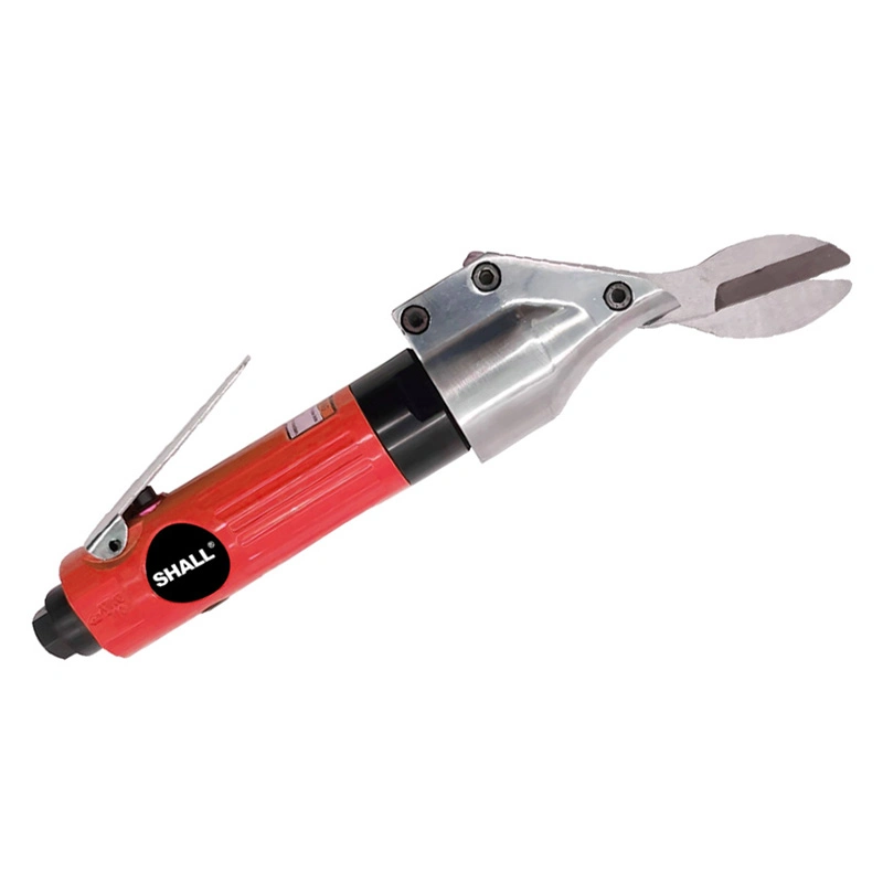 1/4in Heavy Duty Air Shears Power 2500rmp Pneumatic Metal Shear Cutter Steel Straight Blade Scissors Industrial