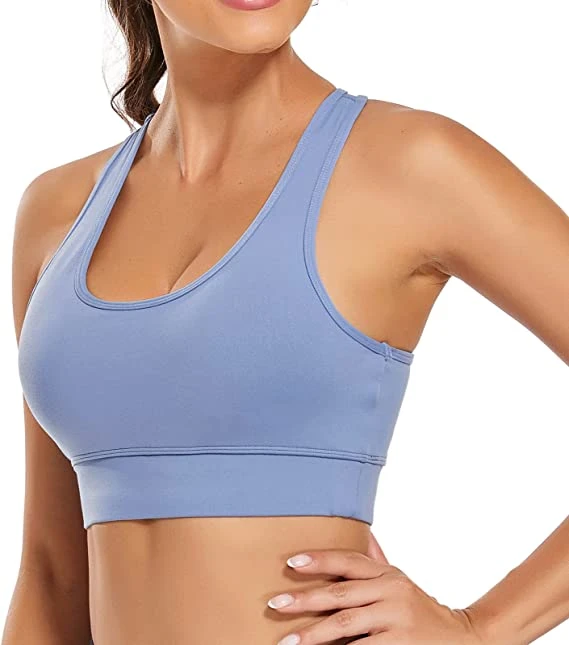 Sports Bras for Women Padded Racerback Bra Fitness Activewear Workout Tank Tops