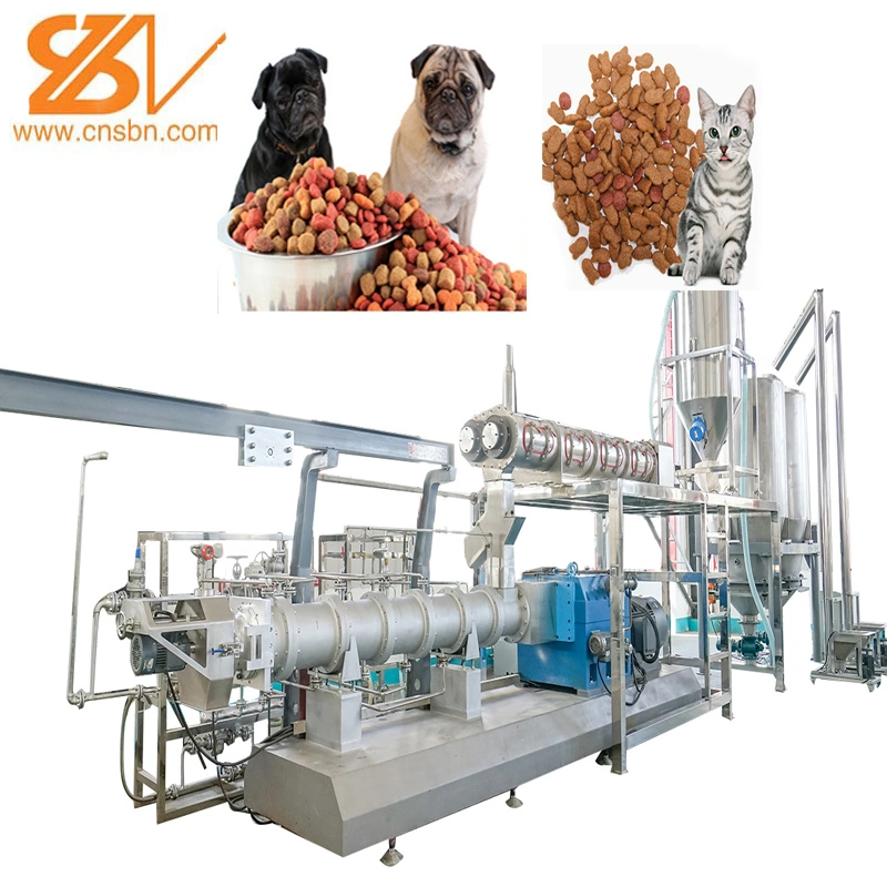 2020 Hot Sales 100kg-6t/H Automatic Dog Cat Fish Shrimp Bird Pet Snack Food Extruder Plant Production Line Equipment Machine Fish Feed Machine