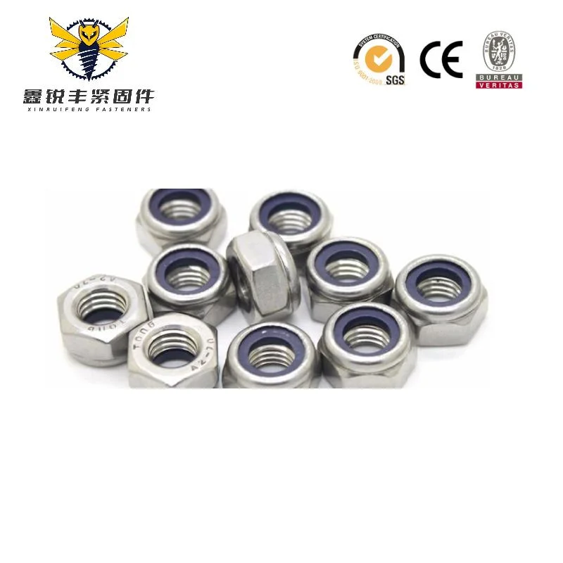 Wholesale Stainless Steel Lock Nut M5 with Nylon Insert