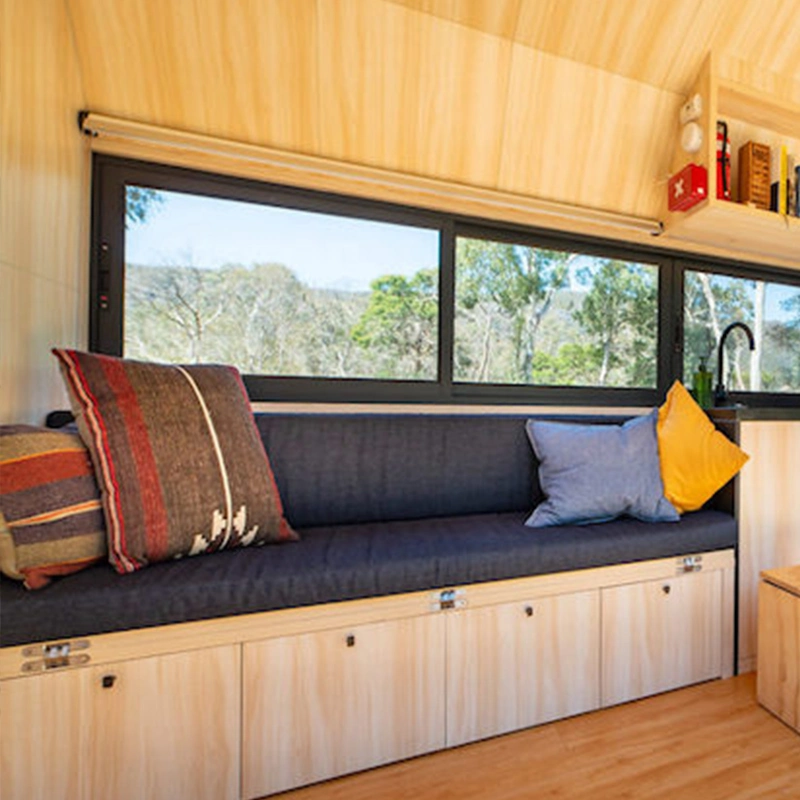 Tiny House with Humanized Design on Movable Wheels for Entertainment for Sale