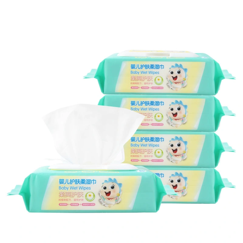 Comfortable and Unscented Baby Wet Tissue