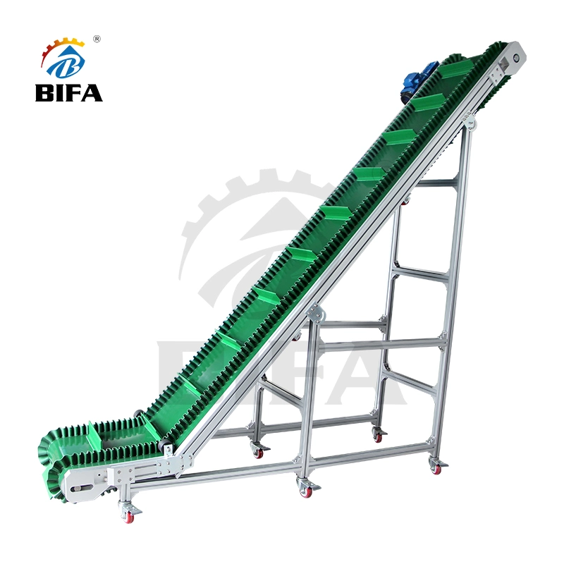 Bifa Adjustable Height Feeder Inclined Belt Conveying Equipment