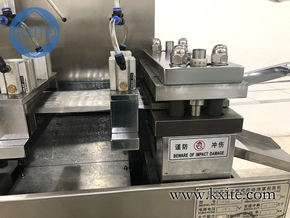 PVC Aluminum Foil Tablet Capsule Oil Honey Liquid Jam Butter Blister Packing Machine