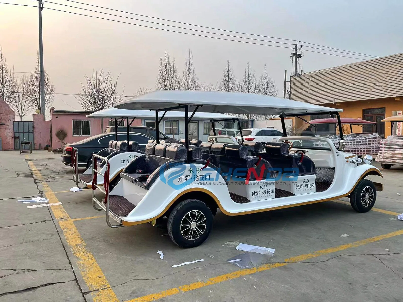 Novo design clássico da marca Vintage Eléctrico atualizações do carro elevador eléctrico de Retro Sedan