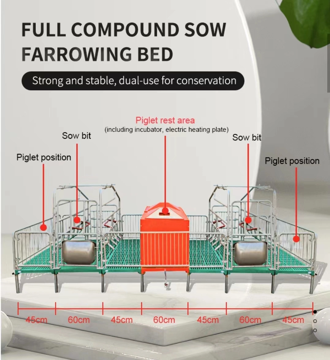 L'équipement agricole/cochon galvanisé Farrowing Caisses pour la vente