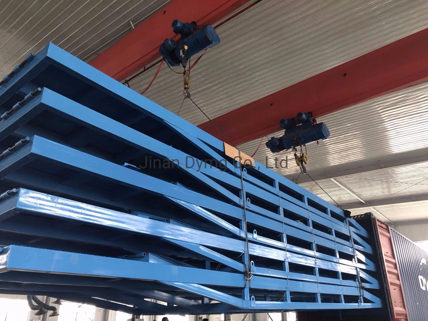 Manual 8t 10t 12t Hydraulic Loading Equipment for Warehouse Forklift