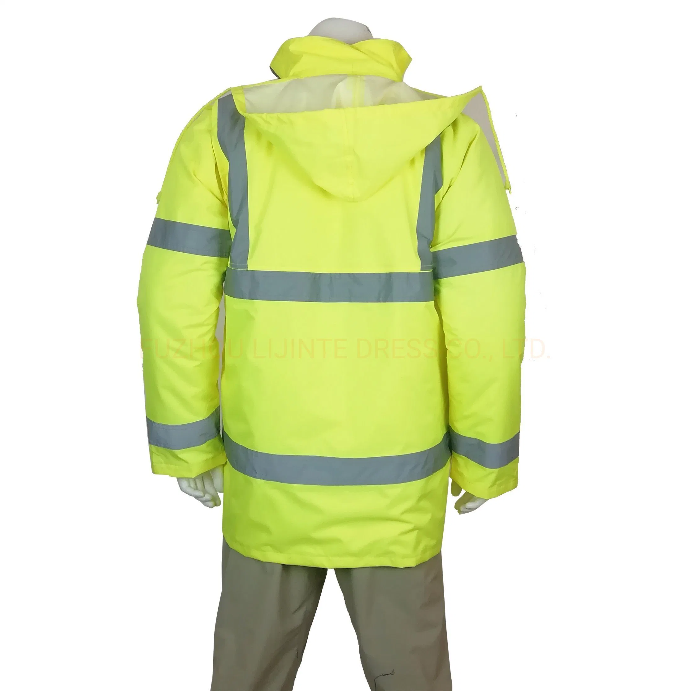 Windproof Keep Warm Workwear Outdoor High Visibility Reflective Safety Clothes