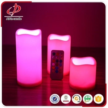 Battery Powered Dancing LED Wax Candles Moving Flameless LED Candles Light