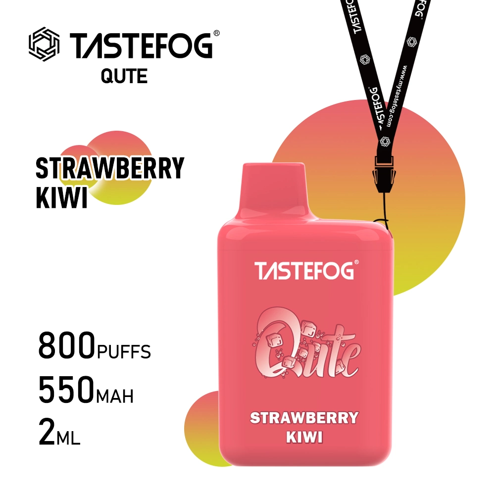 800 Puffs Wholesale E-Cigarette Tastefog Qute 550mAh Battery Disposable Vape Mod