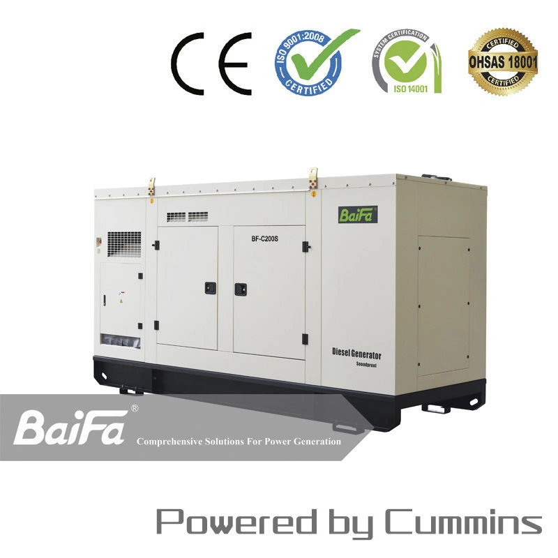 200kVA 160kw Soundproof Cummins Engine Stamford Alternator Diesel Generator Genset Supplier