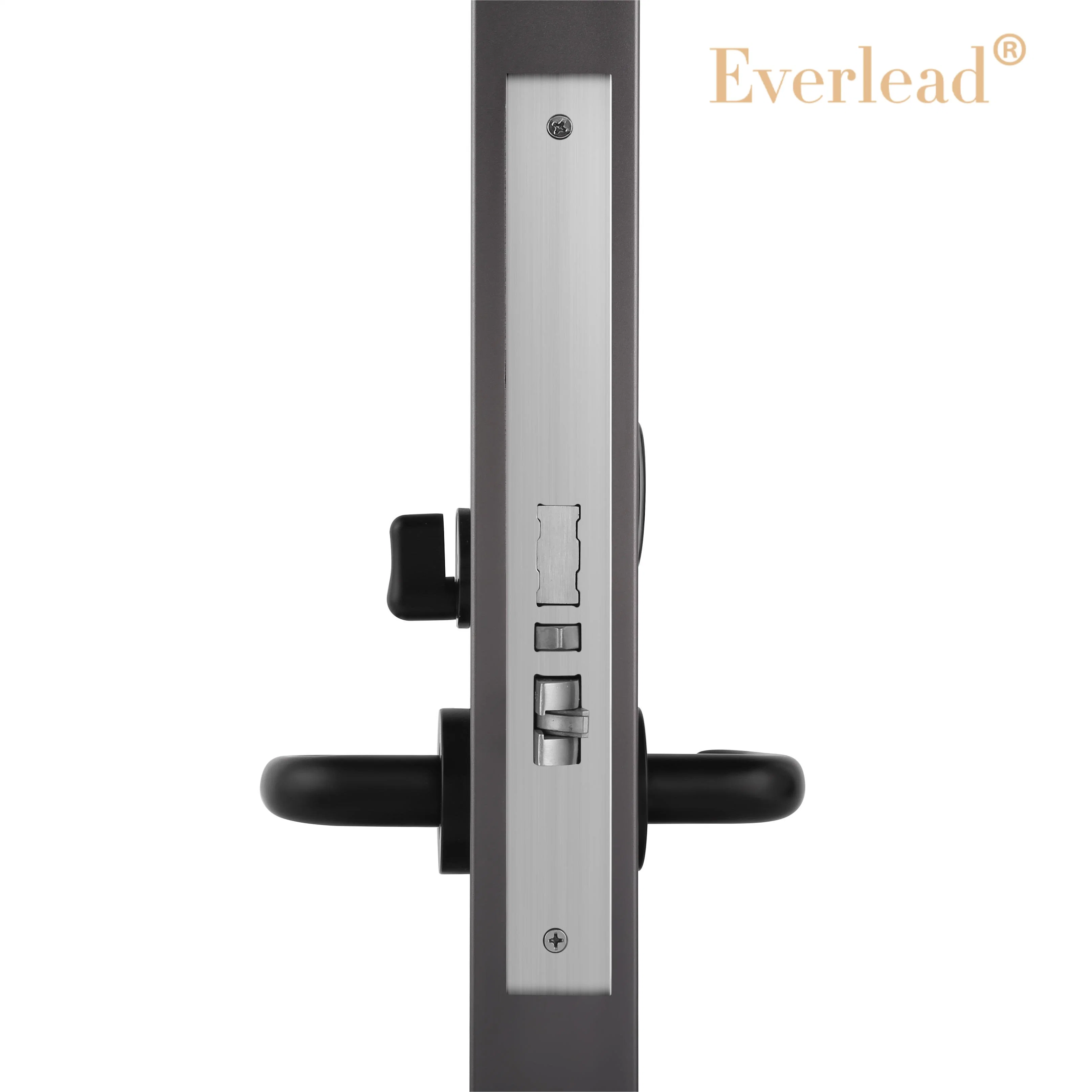 Digital Security Stainless Steel Door Handle Mortise Electronic Smart Key RFID Card Hotel Door Lock