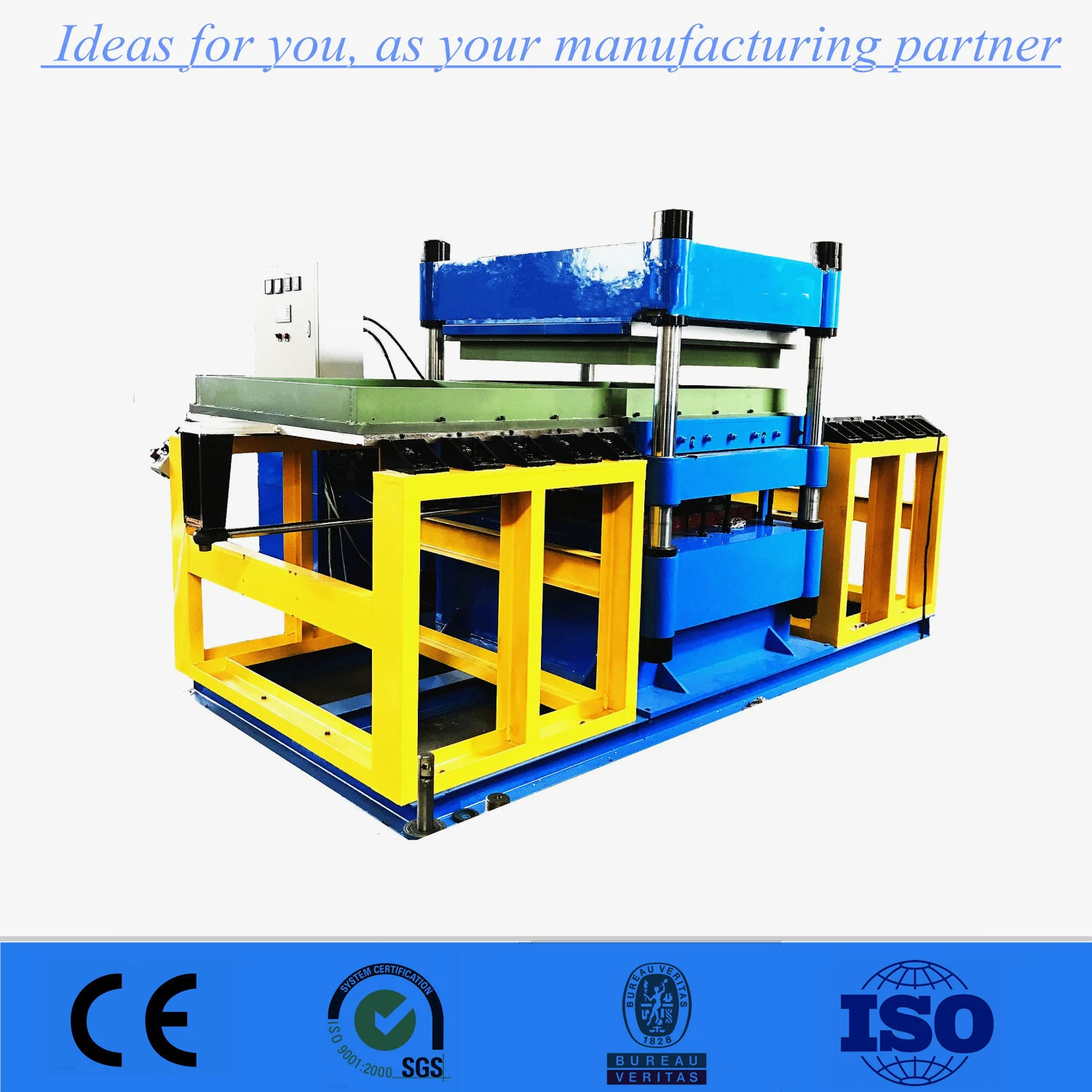 EPDM Rubber Tile Making Machine /Reclaimed Rubber Tile Vulcanizing Machine