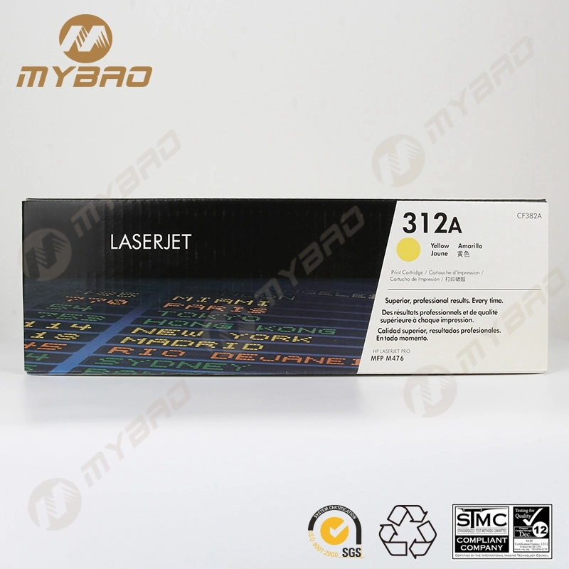 Original Toner Cartridge for HP Printer 312A Toner CF380A CF381A CF382A CF383A