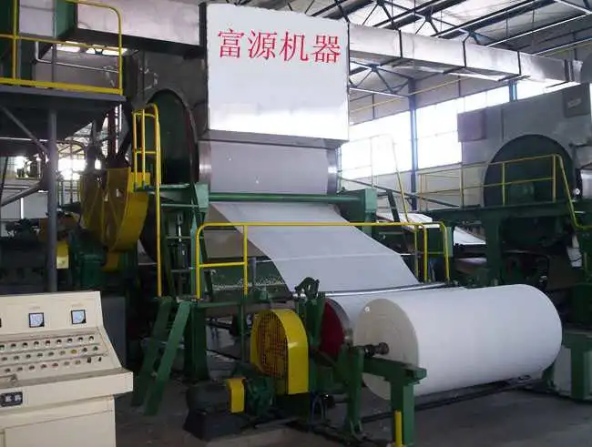 1 Year Fourdrinier Wire Toilet Paper A4 Jumbo Rolls Cigarette Rolling Factory Machine