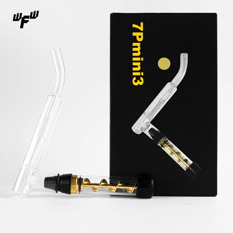 7p Mini3 Kit Bubbler Packaging Box Multicolored Portable Metallic Screw Glass Smoking Accessories