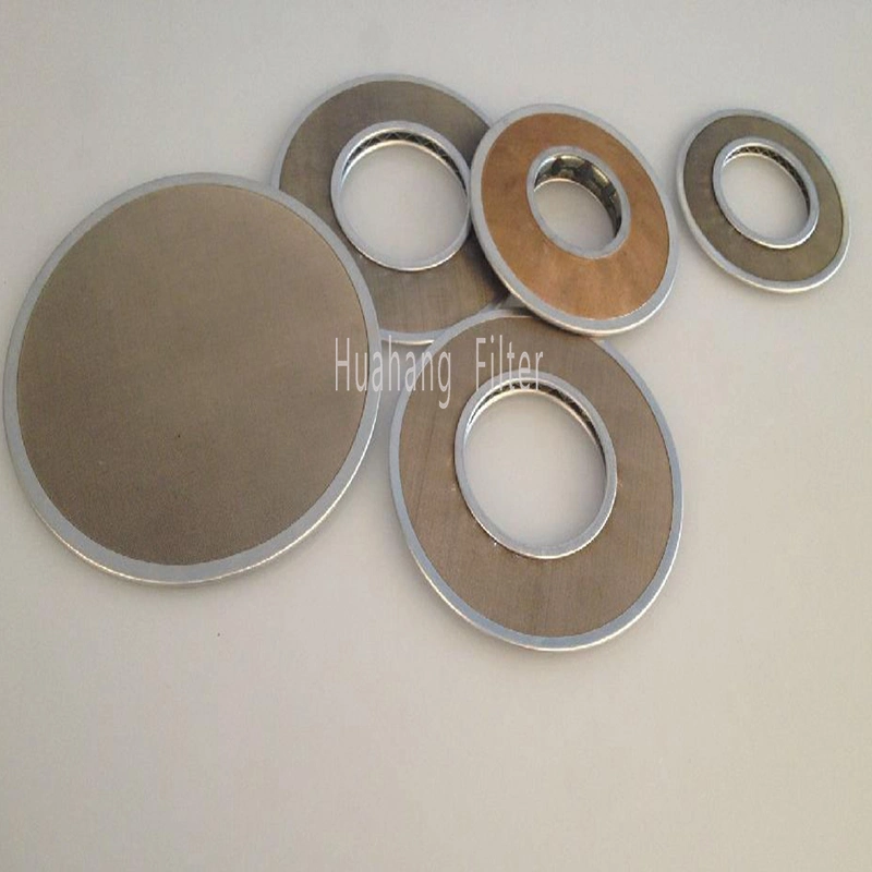 ss 304 316 stainless steel wire mesh net Sintered Disk Filter