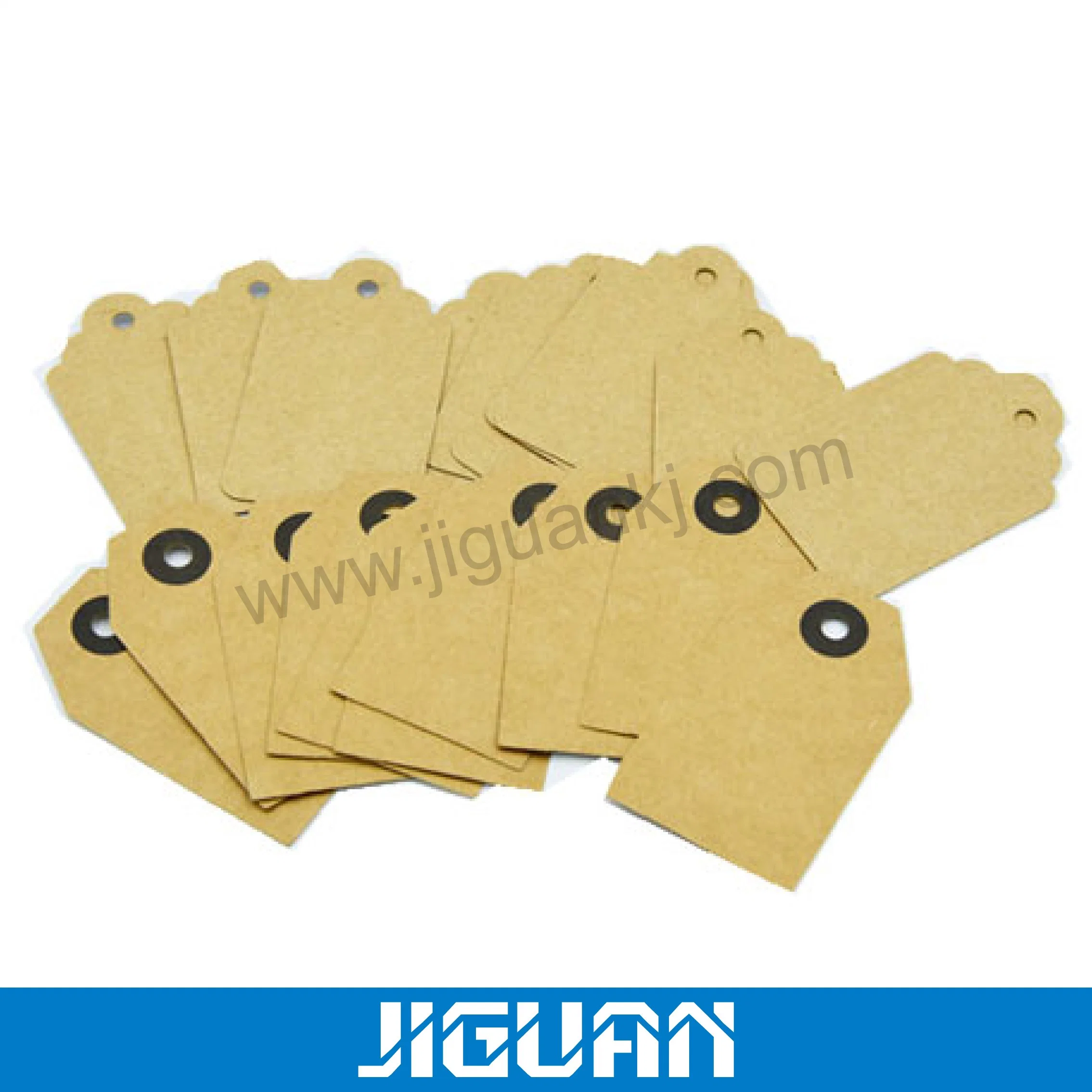 Wood Grain Color Hanging Tag of Garment Clothes Store Industry