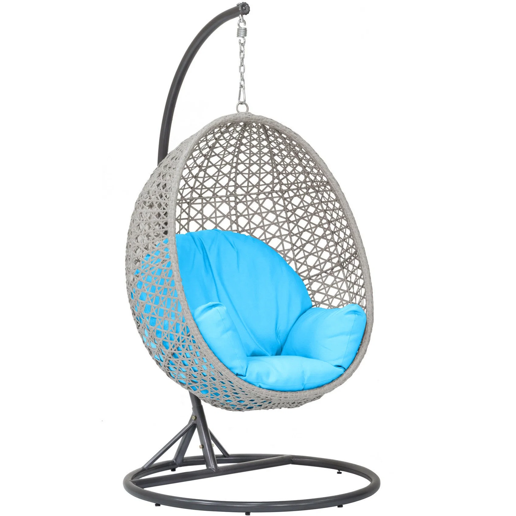 Chaise suspendue en rotin pour jardin adulte Darwin Home, idéale pour l'intérieur et le balcon, meuble d'extérieur en osier