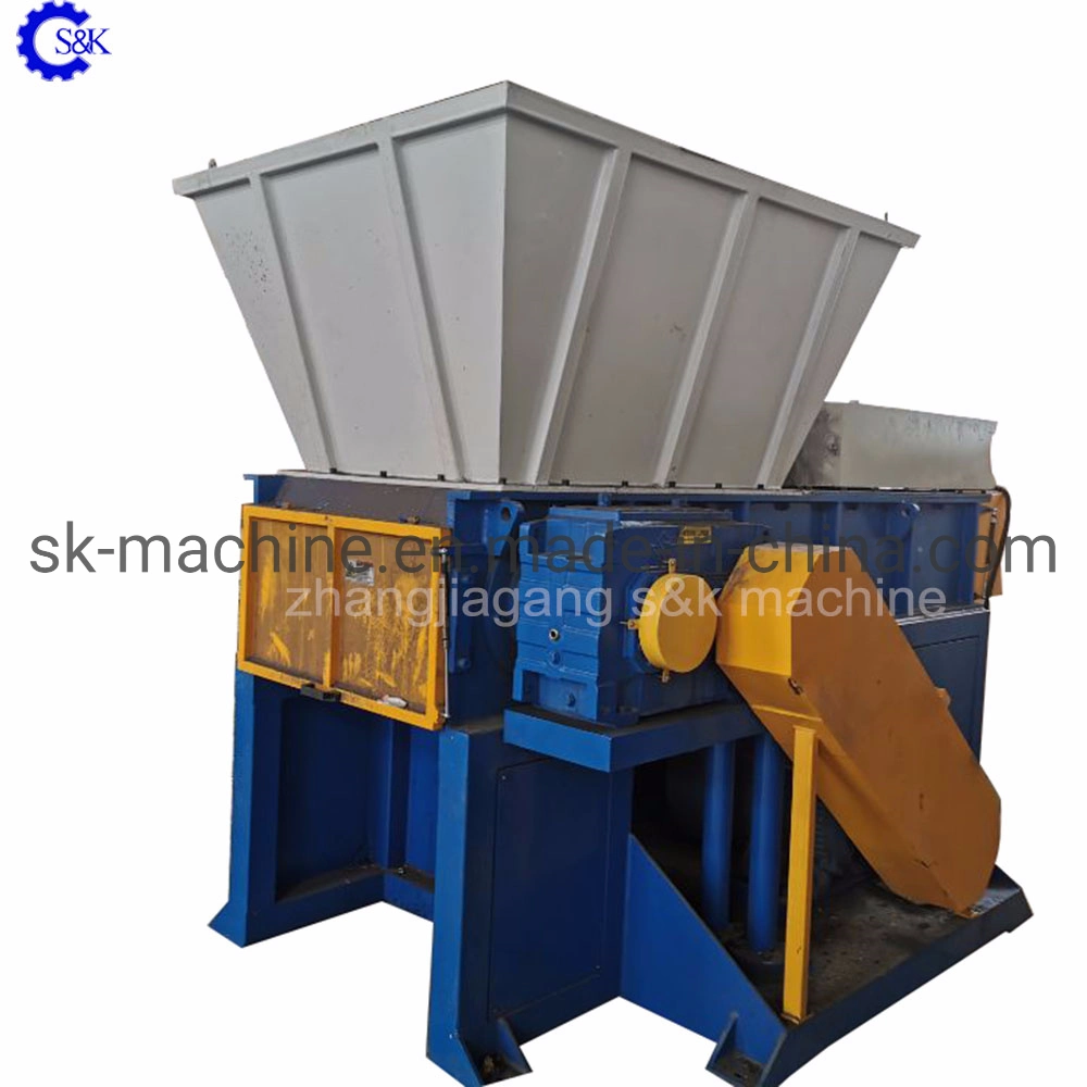 Complete PA Nylon Clothes Polyester Film Bags Plastic PP PE Lump Single Shaft Shredding Machine