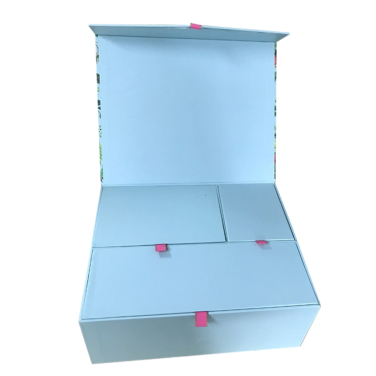 Customized Fancy Book Flip Box Gift Wrapping with Magnetic Close