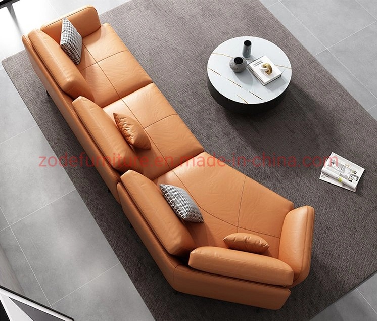 Zode Section Modern Sofa Set Furniture Sectionals Chesterfield Corner L Shaped Living Room PU Leather Sofa