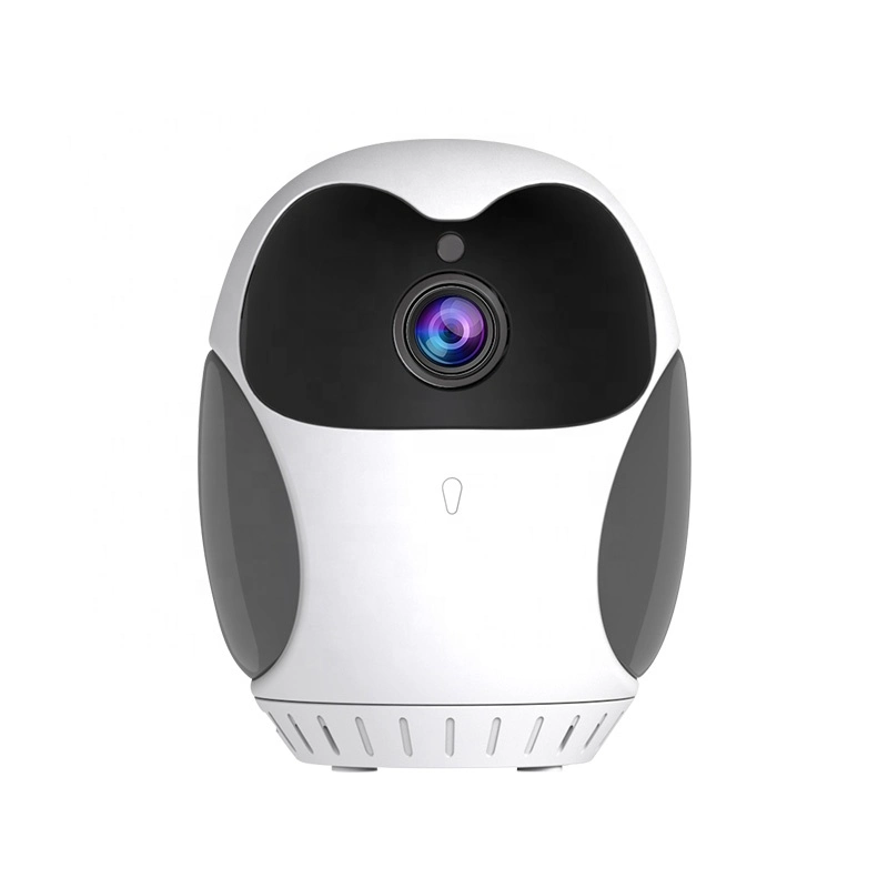 Gira 360 grados de visión nocturna automática de la cámara WiFi de Intercomunicación de voz de zoom de 4X Ai Detección Inteligente de Movimiento (wc010b)