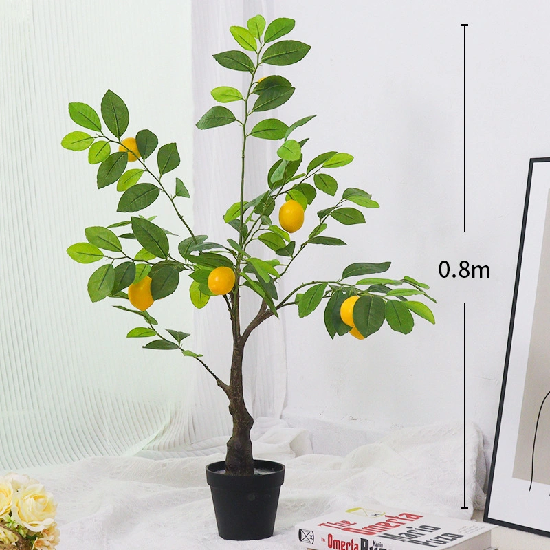 Dekorative Kunstzartmelone Obst Baum Pflanze Topfbaum Kunststoff Zitrone Pflanze Bonsai