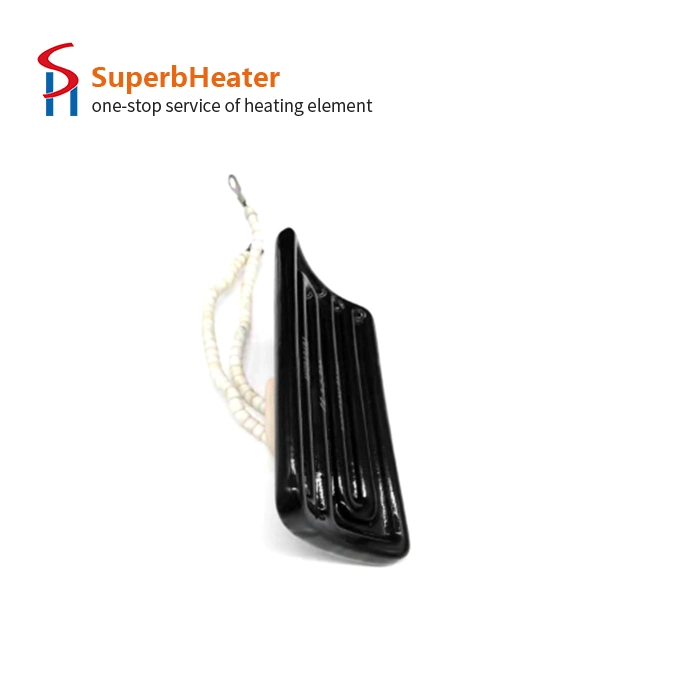 Long Life Flat or Curved Ceramic Infrared Heater for Plastic IR Heating Element Blister Machine