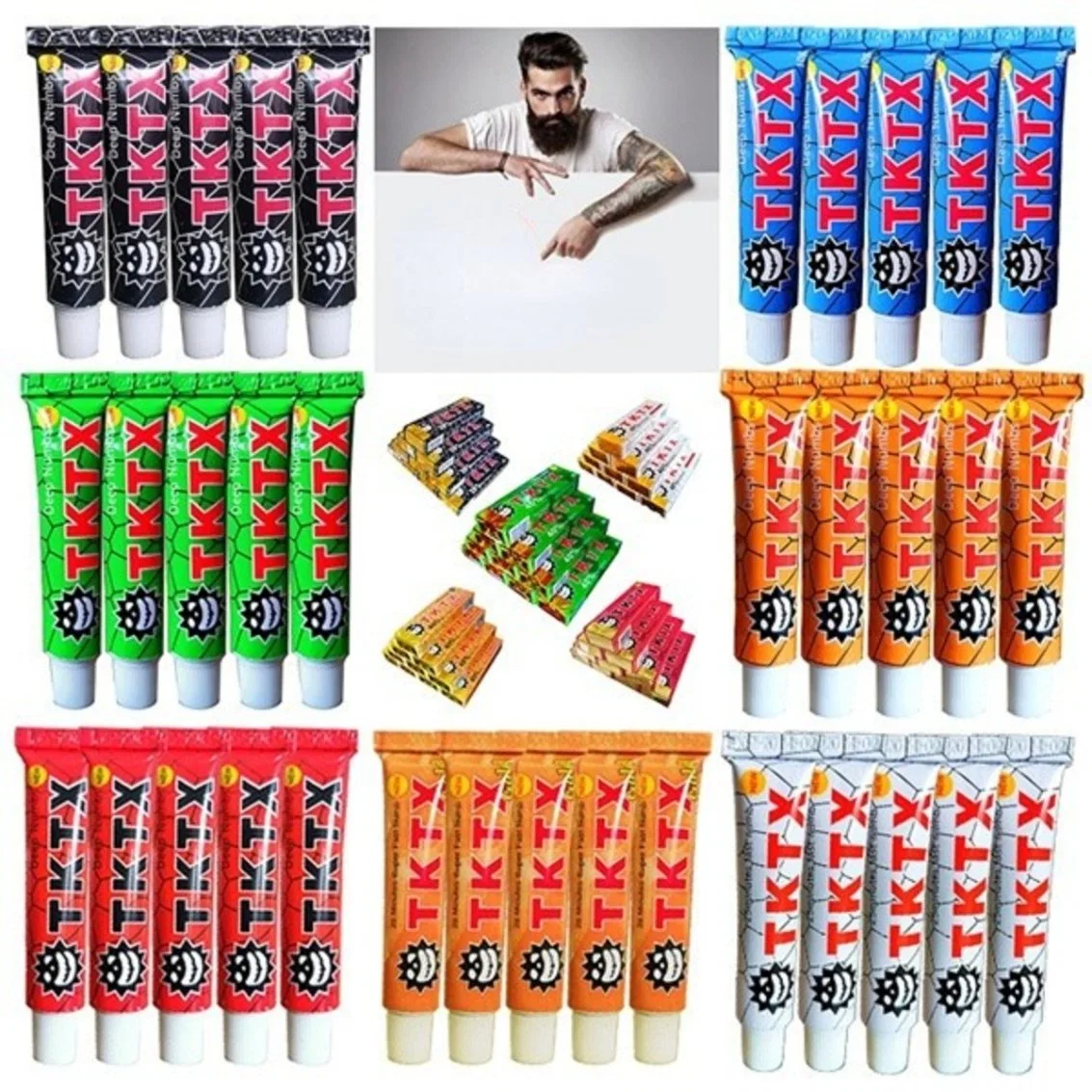 Factory Tktx Anesthesia Topical Tattoo Numbing Cream Microblading Ointment Tattoo Supply