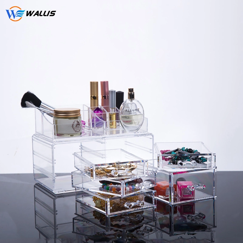 L'acrylique Bijoux Boîte de rangement des cosmétiques Bureau de la papeterie de bureau à domicile l'Organisation de cristal de la boîte de rangement