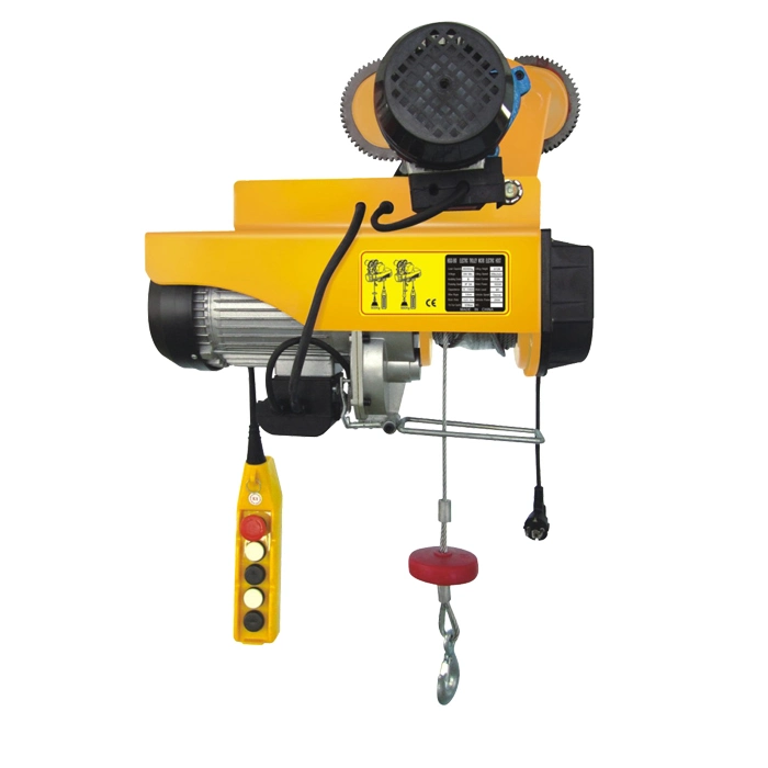1 Ton Electric Wire Rope Hoist with 2200 Lbs Electric Trolley