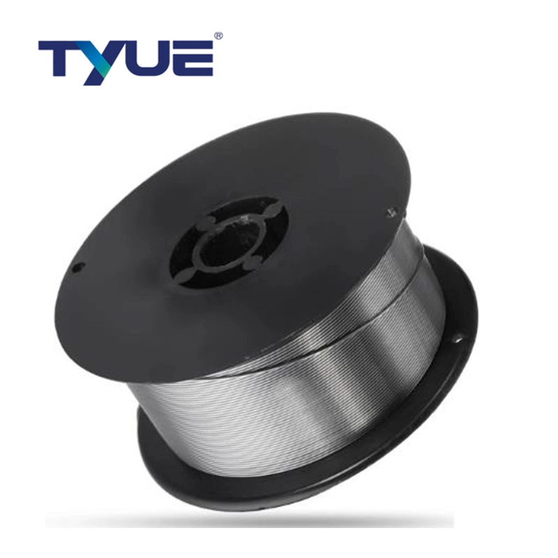 Marca Tyue E71t-GS con núcleo fundente Gaslessmild Fmaw Cable de acero soldadura MIG soldadura de arco de electrodos de soldadura