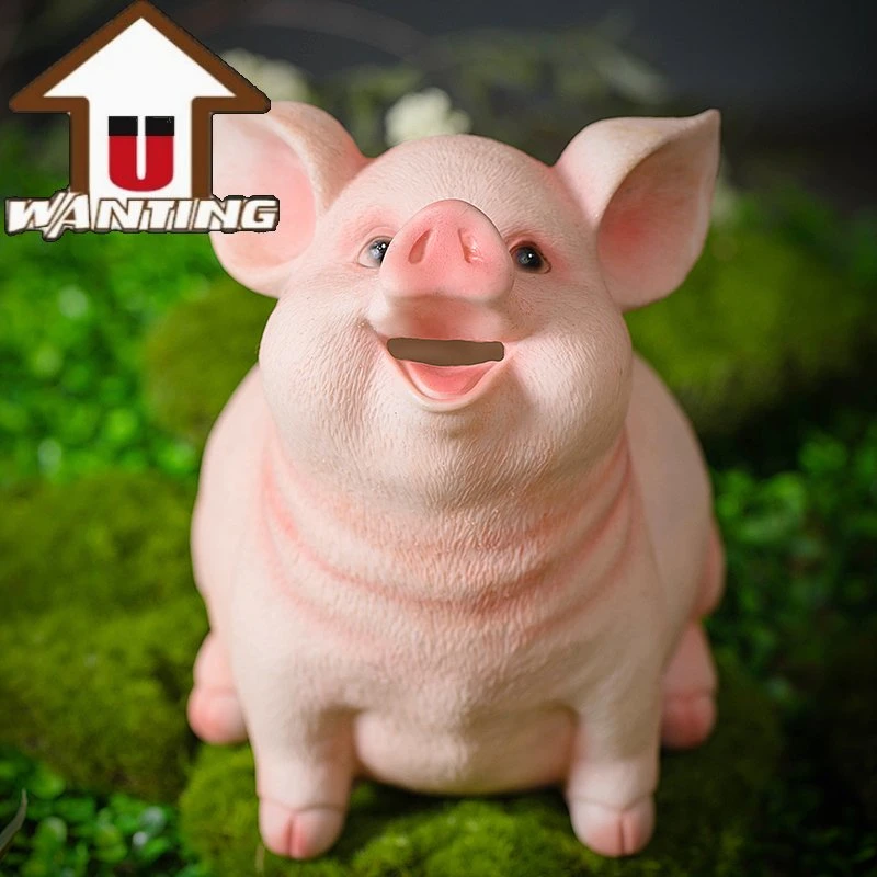 Hot Sale Resin Piggy Bank Money Box Home Decor Gift Cute Style