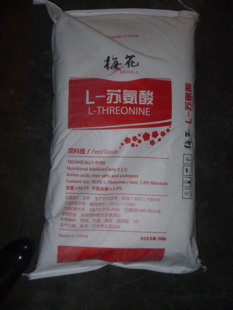 سعر منخفض L-Threonine 98.5 ٪ تغذية درجة توفير على البروتين الغذائي