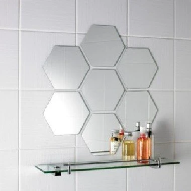 Home Deco Custom Size Sinoy Silver Mirror Glass Tile Bathroom Tile