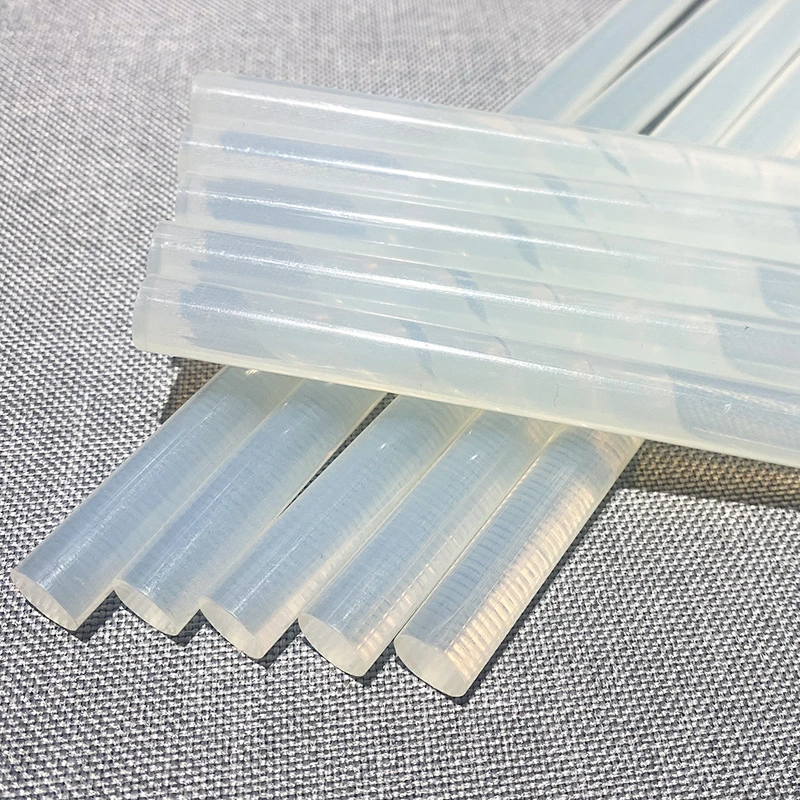 Adhesivo transparente termofusible ultraalta viscosidad EVA caliente Varilla de pegamento fundido