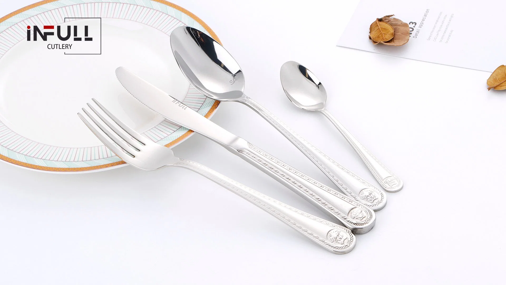 Luxury Cutlery Modern Stainless Steel Flatware Sets